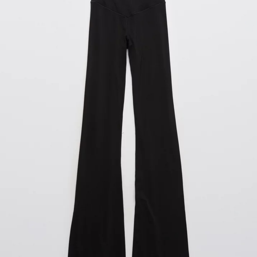 Aerie Flared Leggings Black